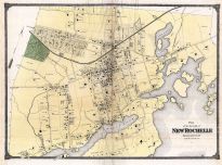 New Rochelle Plan, New York and its Vicinity 1867